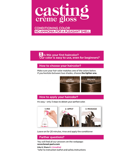 haircolor 513 casting creme gloss packshot